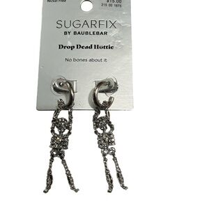 Sugar Fix Silver Drop Earrings